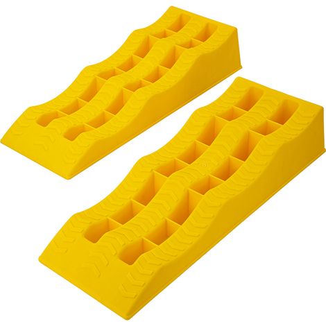 Stufenkeil Auffahrkeil 2er-Set DSK60 Ausgleichskeil Stufenkeile Auffahrkeile (1/5)