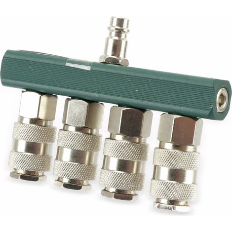 DAYTOOLS Distributeur d'air comprimé DLV4, 4 voies