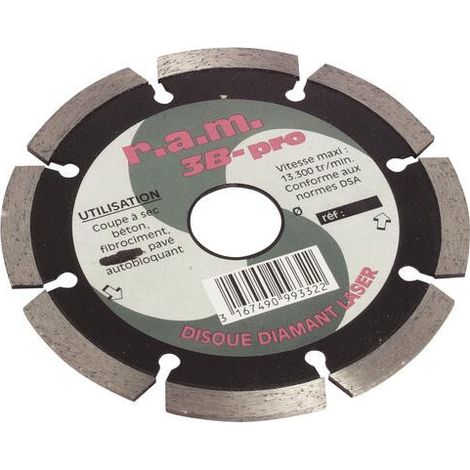 DISQUE DIAMANT A SEGMENTS 115MM 652470