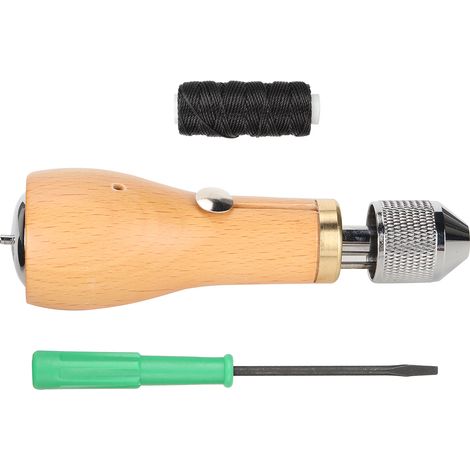 Kit de Travail du Cuir avec Aiguilles, Fil et Poinçon pour Couture Manuelle (1/5)