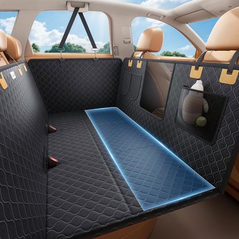 Housse Siège Voiture pour Chien, Protection Siege Voiture - [Anti-déchirure améliorée] Imperméable, avec Fenêtre de Visualisation Protection Siege Voiture pour SUV et Petits Camions, L (1/5)