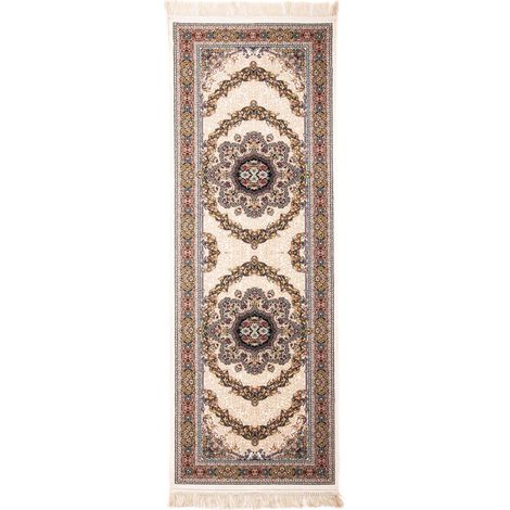 Tapis persan Adib - 300x100cm, Rectangular - 100% Acrylique - Tissé - Beige (1/5)