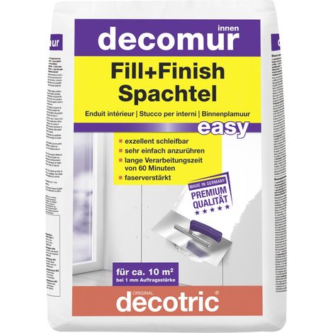 Decotric Decomur Fill+Finish Spachtel easy 10 kg Spachtelmassen