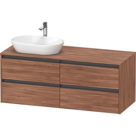 Duravit Ketho.2 bâti-support pour lavabo, découpe de la vasque à