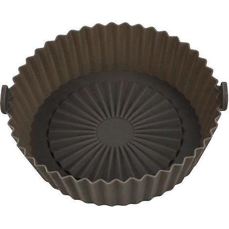 Air Fryer Silikon Topf Matte Kuchen Formen Silikon Korb Tablett Backform für Braten Air Fryer Liner (1/5)
