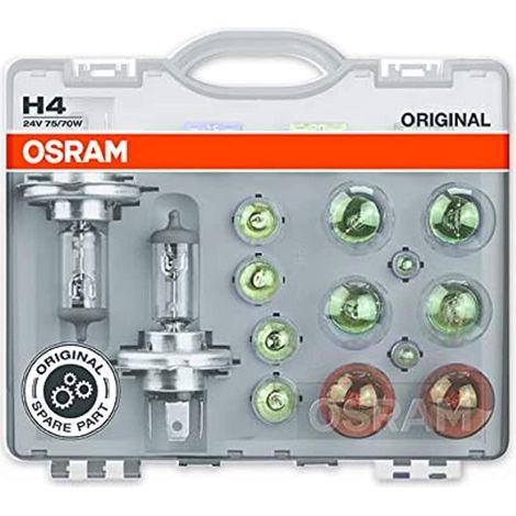 Kit de bombillas Osram H4 de 24 V, número de pieza 4008321583192 (1/2)