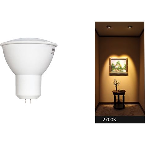 Faretto led  6W luce calda smd GU5.3 MR16 12V Kodak 70019 EU 2700K