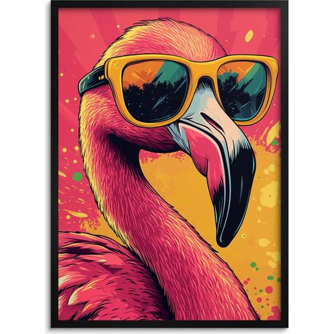 Affiche photo colorée et amusante pour adolescents, art mural Pop Art (1/5)