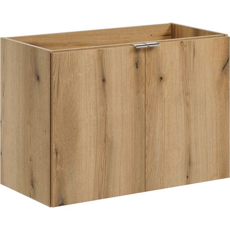 Waschtischunterschrank 80 cm, Eiche, NEWPORT-56-OAK (1/5)