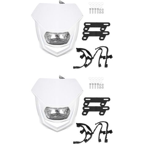 phares universels double usage pour moto tout-terrain et motocross, compatibles avec Honda XR CRF 150, 230, 250 et 450 (1/5)