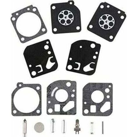 Pair 15pcs RB-29 Carburateur Kit de Réparation Membrane Joints Tronconneuse pour ZAMA C1U,Homelite UT-20004-A-B UT-20024-A-B UT-20044-A-B,Ryobi 26cc&30cc (1/4)