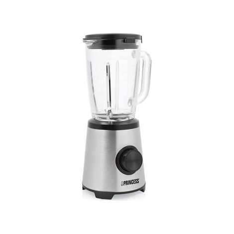 Batidora de Vaso Princess 212077 1000W Jarra Cristal 1.5L 6 Cuchillas