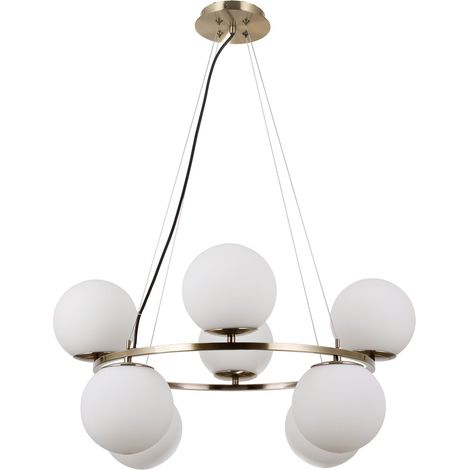 Lampadario Larosa 8 luci E14 bronzo anticato Italux (1/2)