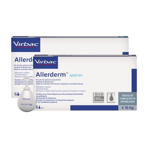 Virbac Dog & Cat Allerderm Spot On > 10 Kg - Confezione Da 6 Pezzi (1/4)