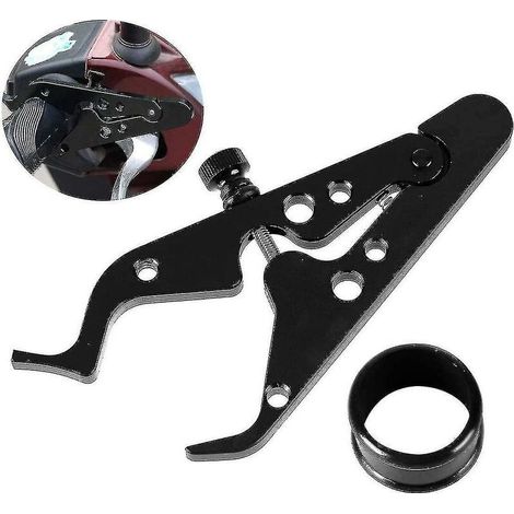 Motorcycle Cruise Control Throttle Assist, Motor Lock Assist Cruise Control Clamp Handle With Silicone Ring For Most (1/4)