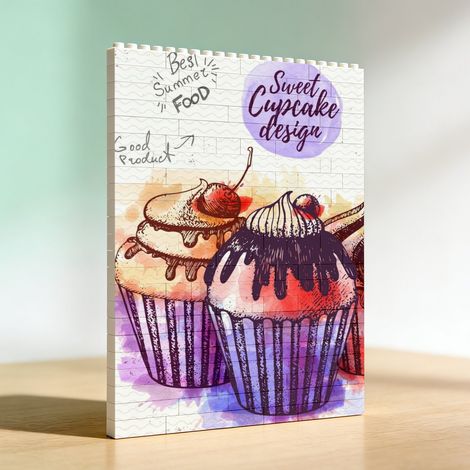 Cadre photo en briques à faire soi‑même pour adultes, cadeau spécial pour lui, elle et les amoureux (1/5)