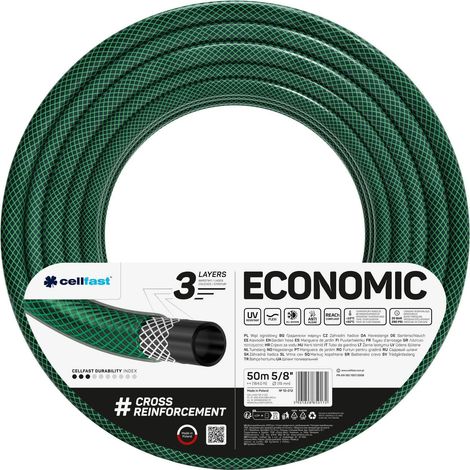 Manguera de jardín Cellfast económica de 5/8" y 50 m