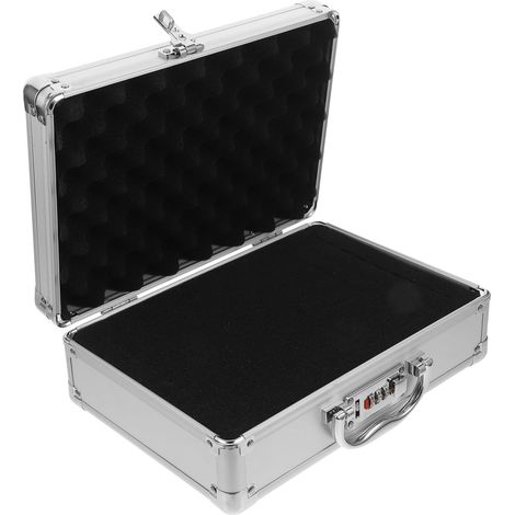 Coffret à outils multifonctionnel en métal avec fermeture sécurisée, (1/5)