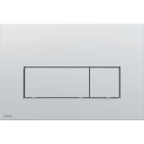 Alca Thin - Betätigungsplatte, Chrom matt M572 (1/3)