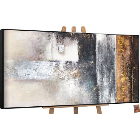 Gemälde Erfolg Rahmen Schwarz 120x60 cm (1/5)