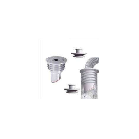 Joint de Tuyau de Machine à Laver, 2 Pièces Gris Bouchon Anti Odeur Machine à Laver Bouchon D'Étanchéité de Tuyau D'Évacuation, Joint de Tuyau de Vidange Déodorant pour Cuisine Domestique (1/5)