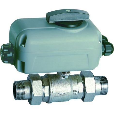 VALVOLA DI ZONA A SFERA A PASSAGGIO TOTALE A DUE VIE CON SERVOMOTORE 11/2 FAR RUBINETTERIE