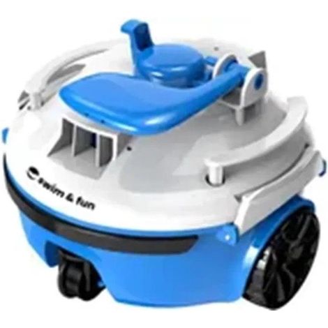 Swim-Fun MiniSplash robot sans fil bleu et blanc piscine