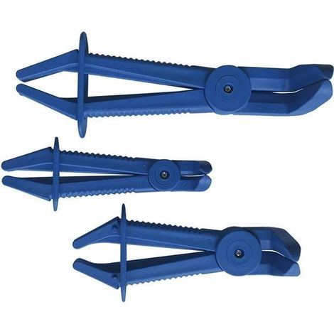 Juego de tres pinzas para mangueras flexibles JBM