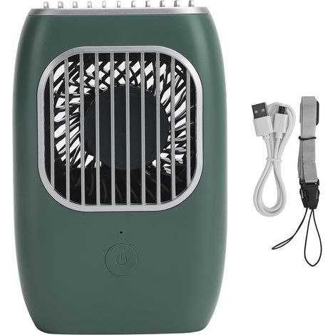 Mini ventilateur de cou rechargeable par USB - Refroidisseur portable-AquaForge (1/5)