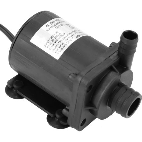 Mini pompe à eau CC sans balais pour chauffe-eau solaire 24 V -40 °C 100 °C (1/5)