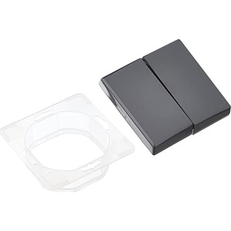 Busch-Jaeger Bilanciere chiuso per interruttore/pulsante, 2 vie antracite - Allwetter 44® (IP44) (2105-35), 2CKA001731A1676 (1/4)