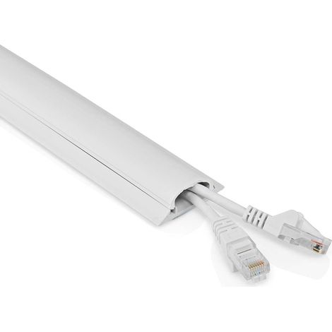 Gestión de cables  Canal  1 PC.  Grosor máximo del cable: 16 mm  PVC  Blanco (1/5)