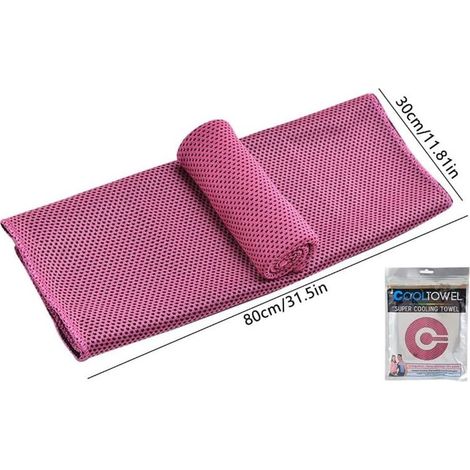 Sofort kühlendes Handtuch – 10 Stück Mikrofaser für Sport, Yoga, Reisen, einfach zu verwenden (1/5)