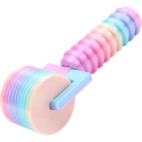 Rouleau à peinture diamantée pour perçage complet, outil de lissage ergonomique pour les projets artistiques, d'artisanat et de broderie de strass multicolores (1/5)