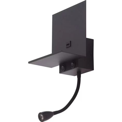 [NEUWERTIG] B-Ware Wandleuchte Leselampe Led Flexarm Lindby Thorid Schwarz Eisen Leuchte Lampe