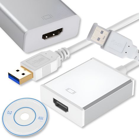 Adattatore convertitore da USB 3.0 a HDMI per schede grafiche. (1/5)