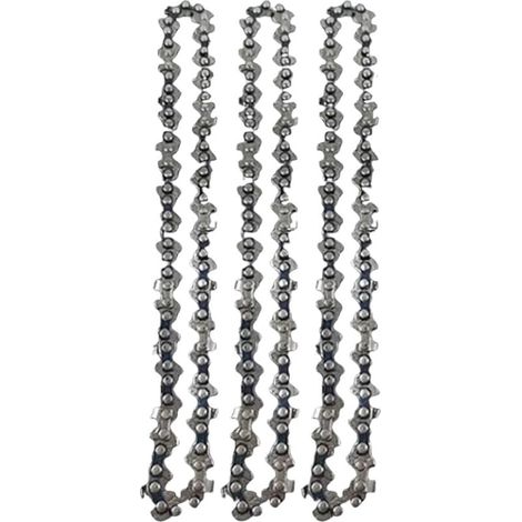 3pcs Scie électrique 6 pouces 37 nœuds 18 couteaux Chaînes de tronçonneuse Lame de scie forestière Chaîne de tronçonneuse d'élagage Accessoires de cha (1/5)