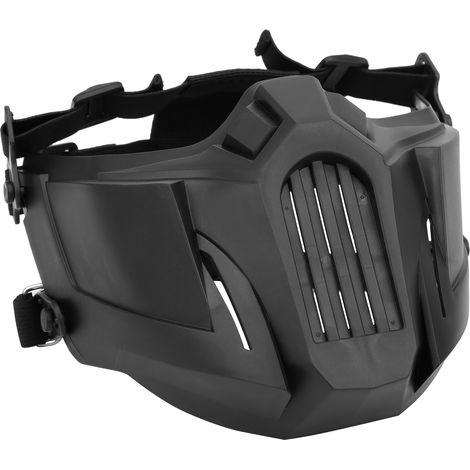 Demi-masque tactique respirant, équipement de protection militaire pour tir CS en extérieur. (1/5)