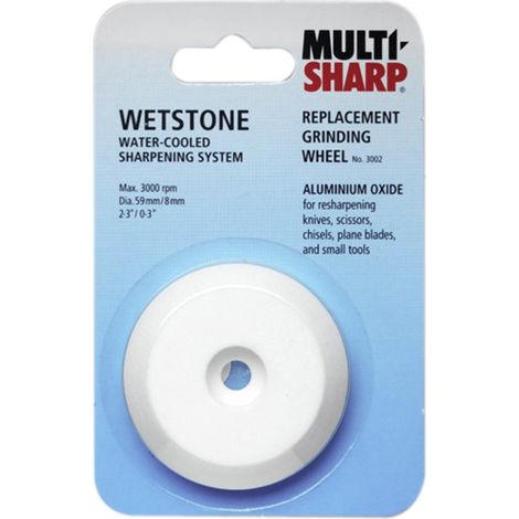 Multi-Sharp 3002 Aluminum Oxide Replacement Wheel for Bench Grinder and Sharpening Tools (1/5)
