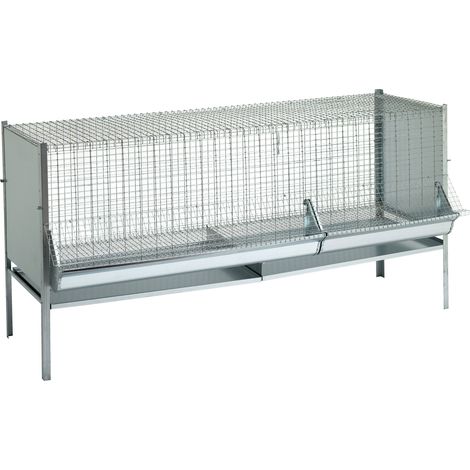 ControF - Gabbia ingrasso per polli cm 160x50x76h