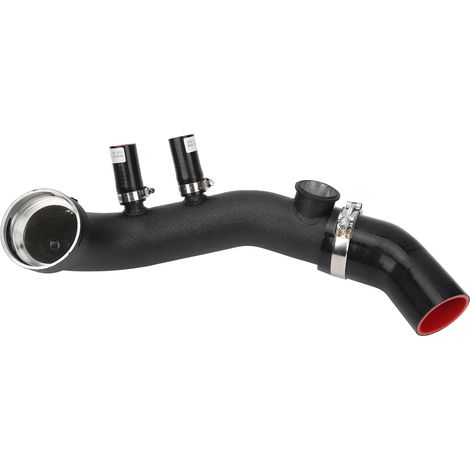 Turbo-Ansaugrohr aus Aluminiumlegierung mit Silikonschlauch für N54-Motor – Komplettset (1/5)