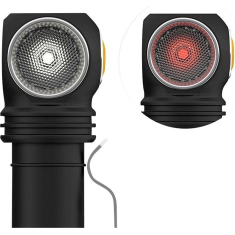 ArmyTek Wizard C2 WR Magnet Warm & Red F06901W LED (monocolore) Lampada frontale con supporto magnetico a batteria rica (1/5)