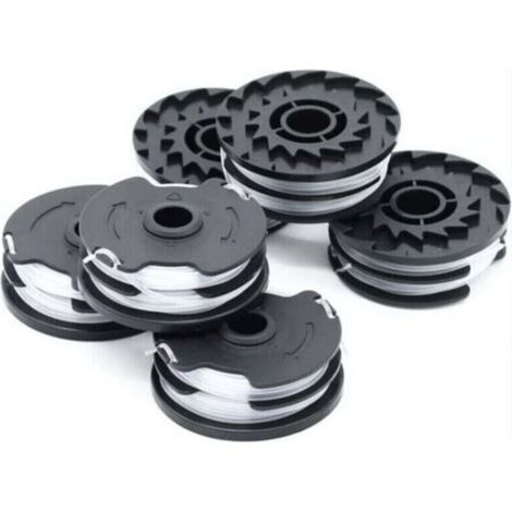 Pack of 6 Replacement Line Spools for LIDL Parkside PRTA 20-Li A1, B2, C3, PRT 550 A1, A3, PRT 300 A1-2 x 4 m 1.6 mm Cordless Brushcutter (1/3)