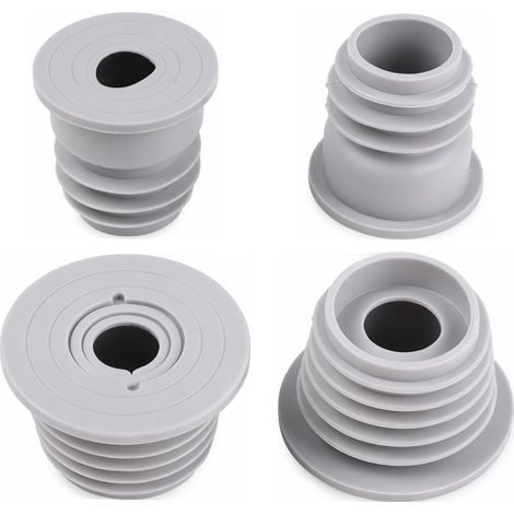 Lot de 4 Filtre Vidange Anti Odeur, Joint d'Étanchéité Tuyau Machine à Laver (1/5)