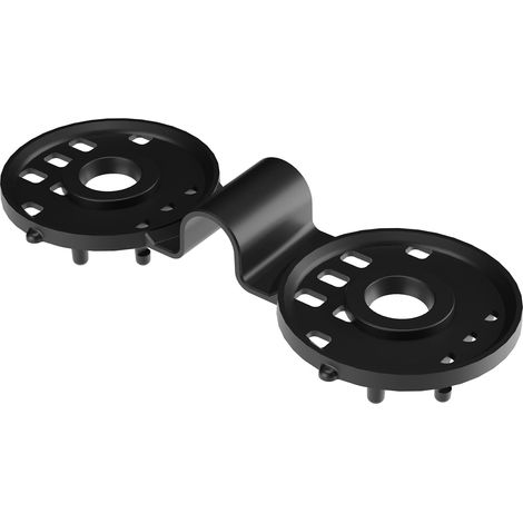 100 Clips de Fixation Ø 30 mm pour Voile d’Ombrage & Filet d’Ombrage, Pinces PE Anti-UV Noires, Agrafes de Serre, Filet Anti-Vent, Bâche & Grillage de Jardin (1/5)