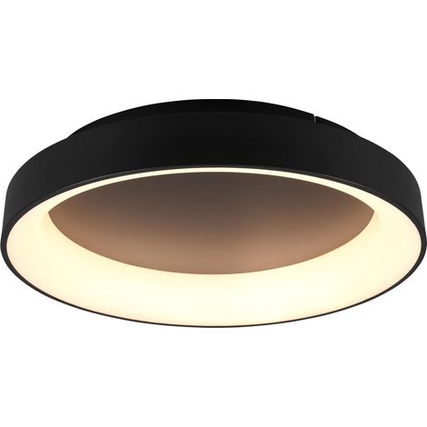 Plafoniera da Interno a Led in Metallo Nero Opaco (1/3)