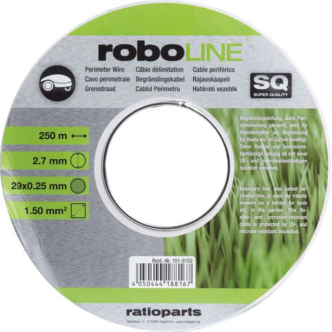 Câble D'installation Robots, Universel. L: 250m - 1,5mm² - ø Ext 2,7mm.