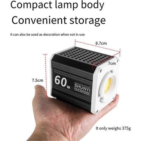 60W Zweifarbige Handleuchte COB-Aufhelllicht für Fotografie mit EU-Stecker