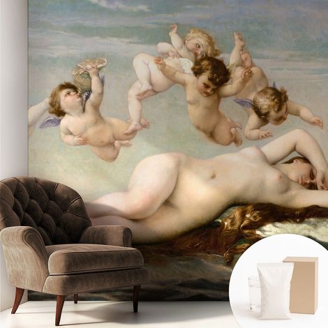 Carta Da Parati In Vlies - Fotomurale - Decorazione Paretie - Per Camera Da Letto - Per Soggiorno - Con Colla Gratuita Scena mitica 250x250 cm (1/5)