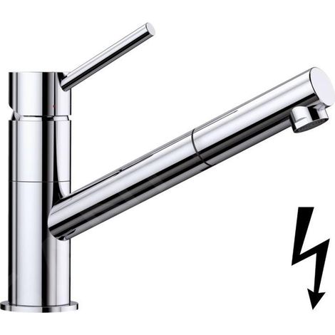 Blanco Kano S - Mitigeur d’évier avec bec extractible, chrome 527648 (1/2)